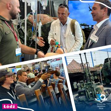 Społeczna Akademia Nauk na XXXII Międzynarodowym Salonie Przemysłu Obronnego MSPO