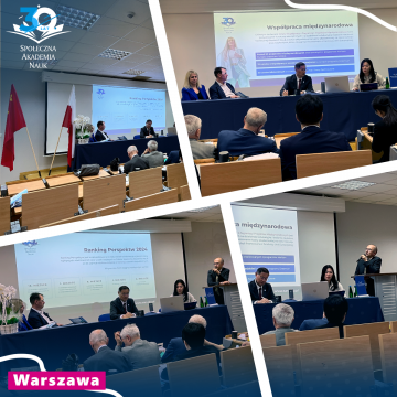 Wyjątkowa delegacja z Uniwersytetu Zhaoqing w Społecznej Akademii Nauk