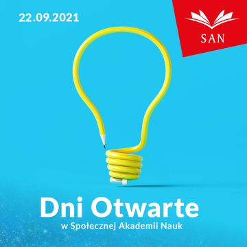 Dni otwarte w Społecznej Akademii Nauk w Warszawie | 22.09.2021