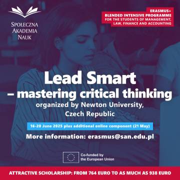 Recruitment for the international BIP ‘Lead Smart’ programme in Brno - apply by 7 May!
