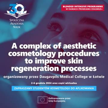 Zapraszamy studentów Kosmetologii do aplikowania!