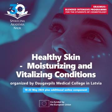 Recruitment for the Erasmus+ BIP programme: Healthy Skin - trip to Latvia for Cosmetology students!