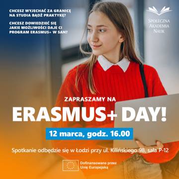 Zapraszamy na Erasmus+ Day!