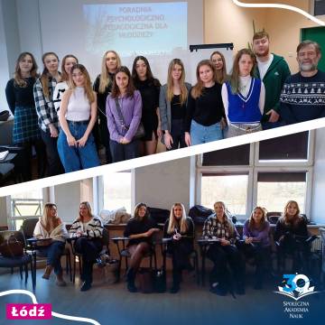 Studenci Psychologii SAN na wizycie studyjnej w Specjalistycznej Poradni Psychologiczno-Pedagogicznej w Łodzi