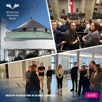 Wizyta studentów III roku Prawa oraz członków Studenckiego Koła Naukowego „Lege Artis” w Sejmie i Senacie Rzeczypospolitej Polskiej 