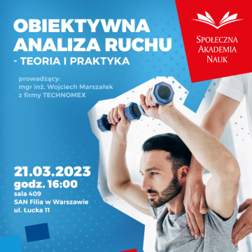 Zapraszamy na warsztat Obiektywna analiza ruchu - teoria i praktyka
