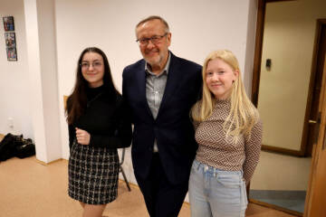 Uroczysty obiad dla studentów z zagranicy