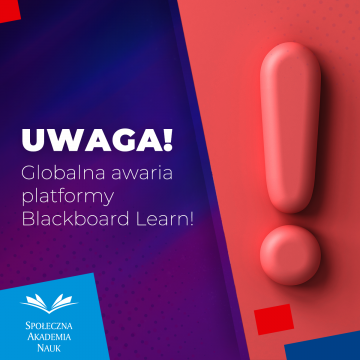 Awaria systemu Blackboard
