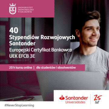 stypendium rozwojowe Santander SAN