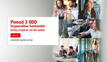 Ponad 3000 miejsc na bezpłatne kursy w ramach Stypendiów Santander - #NeverStopLearning