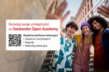 Bezpłatne szkolenia od Santander Open Academy