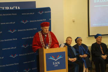 Uroczyste posiedzenie Senatu Społecznej Akademii Nauk