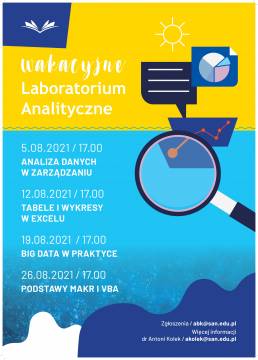 Wakacyjne Laboratorium Analityczne