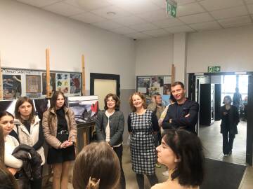 Wystawa Vesseli Statkovej/ wizyta w ramach ERASMUS+